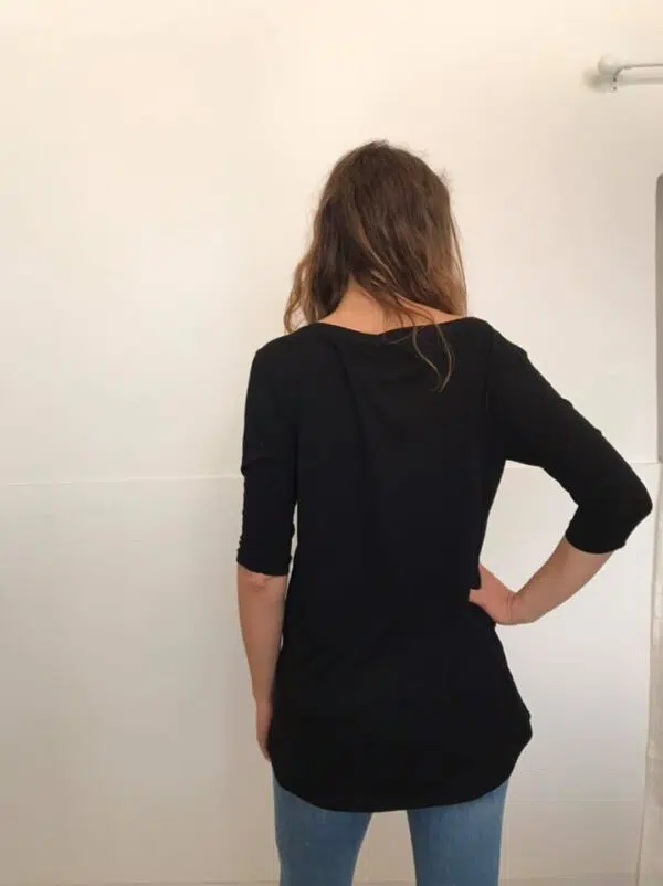 maglia basic asimmetrica primavera estate