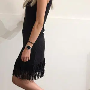 Abito donna aderente con frange mod. indianina