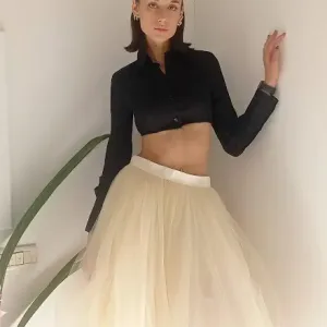 gonna tulle crema