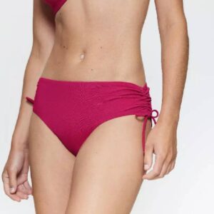 Slip bikini a copertura medio-alta con lacci regolabili