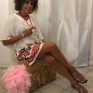 Abito fiori di prato in viscosa estivo
