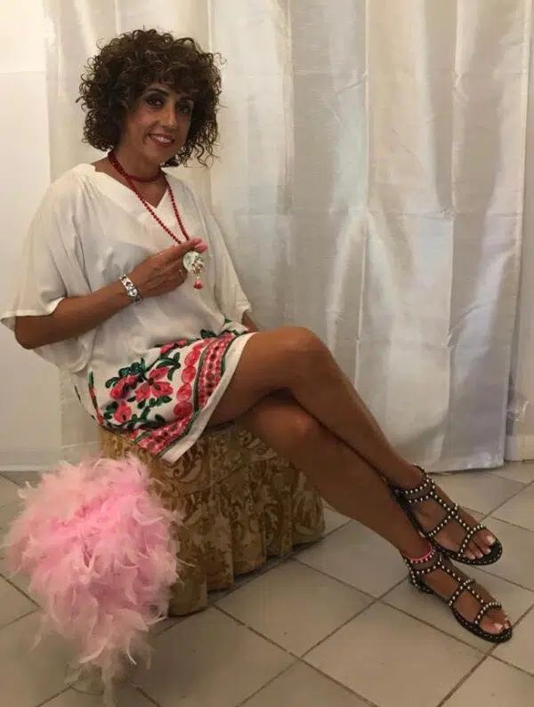 Abito fiori di prato in viscosa estivo