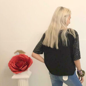 t - shirt paiettes oversize