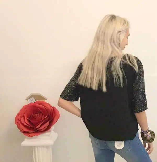 t - shirt paiettes oversize