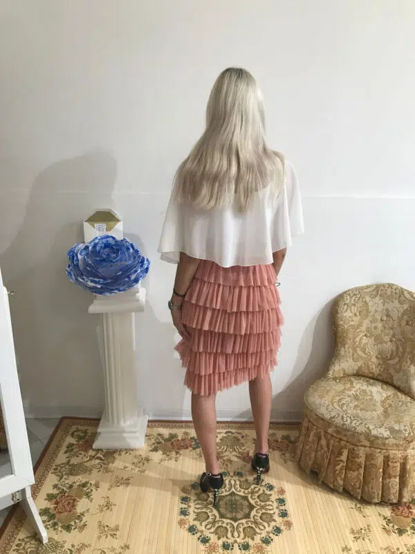 Gonna art. Voilà rosa tulle e galette