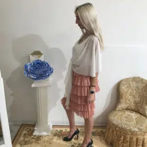 Gonna art. Voilà rosa tulle e galette