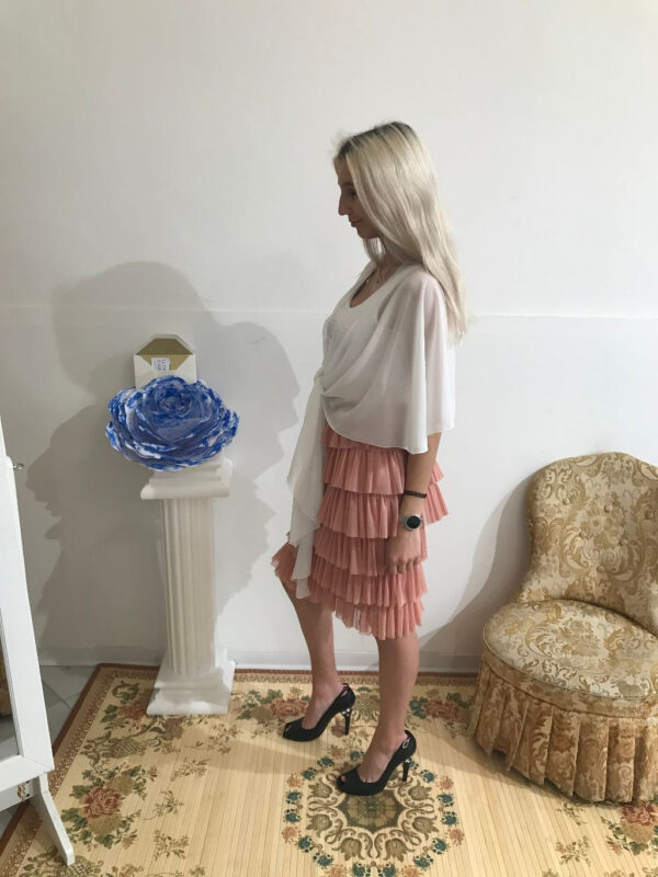 Gonna art. Voilà rosa tulle e galette