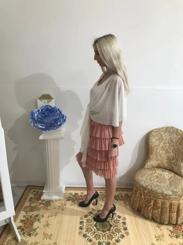 Gonna art. Voilà rosa tulle e galette