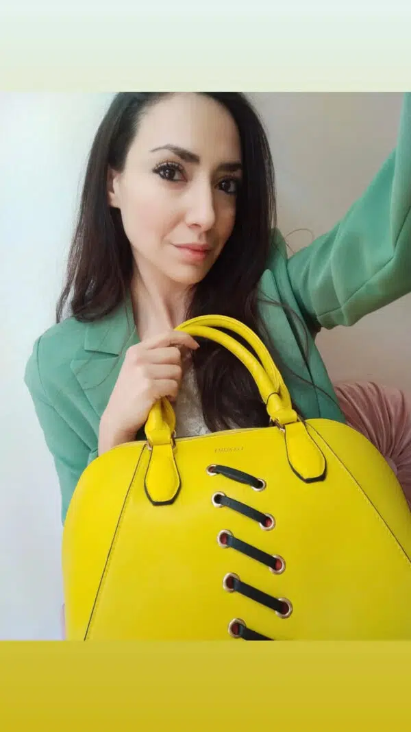Borsa da giorno bauletto "Colore"