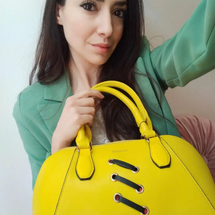 Borsa da giorno bauletto "Colore"