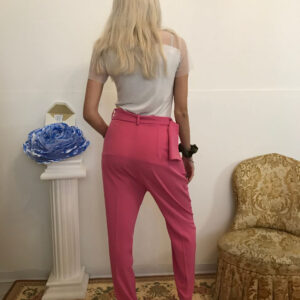 Pantaloni donna "harem" eleganti con cavallo basso