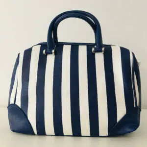 Borsa Via Roma righe di cielo bauletto