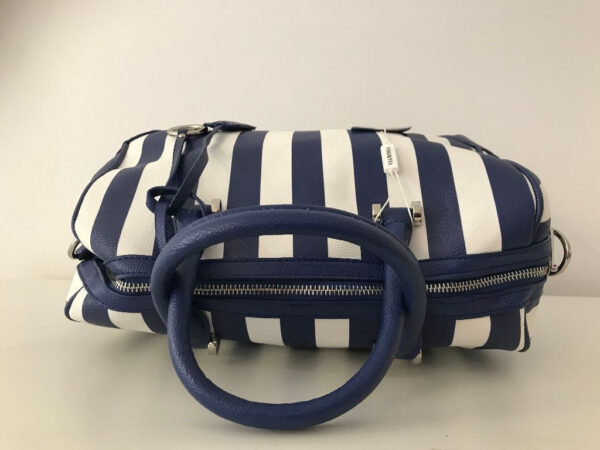 Borsa Via Roma righe di cielo bauletto