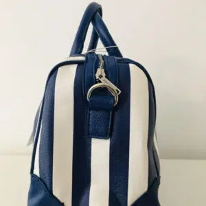 Borsa Via Roma righe di cielo bauletto