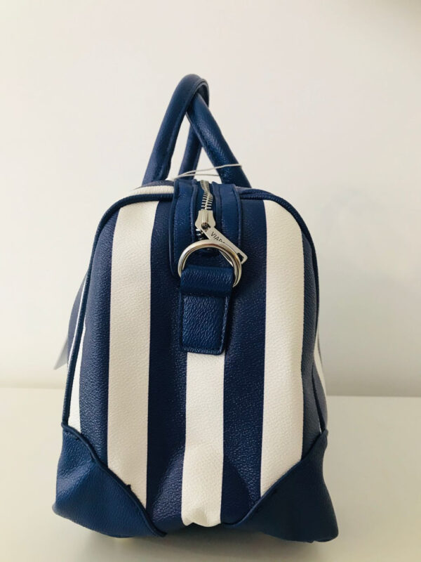 Borsa Via Roma righe di cielo bauletto
