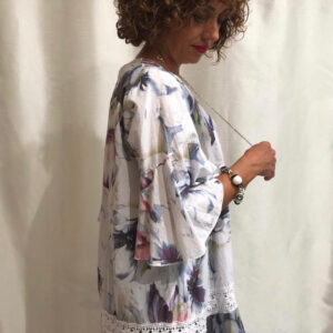 Maxi Casacca "cielo" in cotone