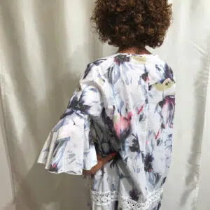 Maxi Casacca "cielo" in cotone