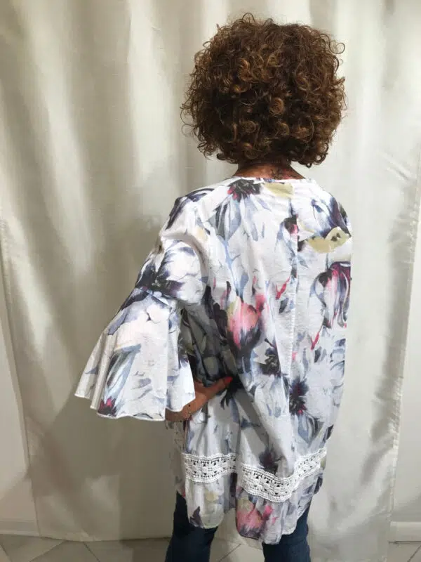 Maxi Casacca "cielo" in cotone