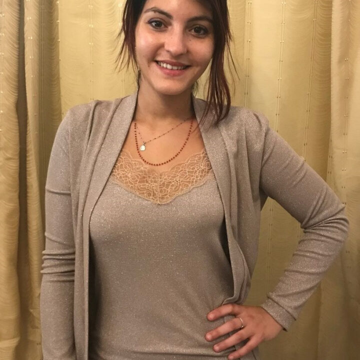 Twin Set Top + Cardigan Articolo Luce