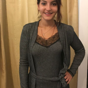Twin Set Top + Cardigan Articolo Luce