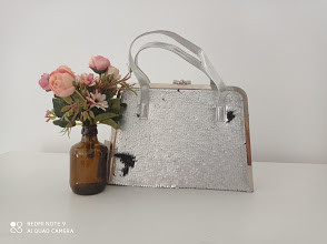 Borsa paillettes con tracolla Articolo Bijouts