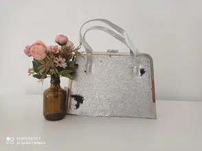 Borsa paillettes con tracolla Articolo Bijouts