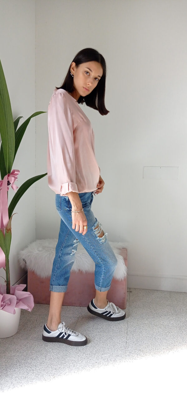 Jeans Strappati Confortevoli: Stile Moderno in Puro Cotone!