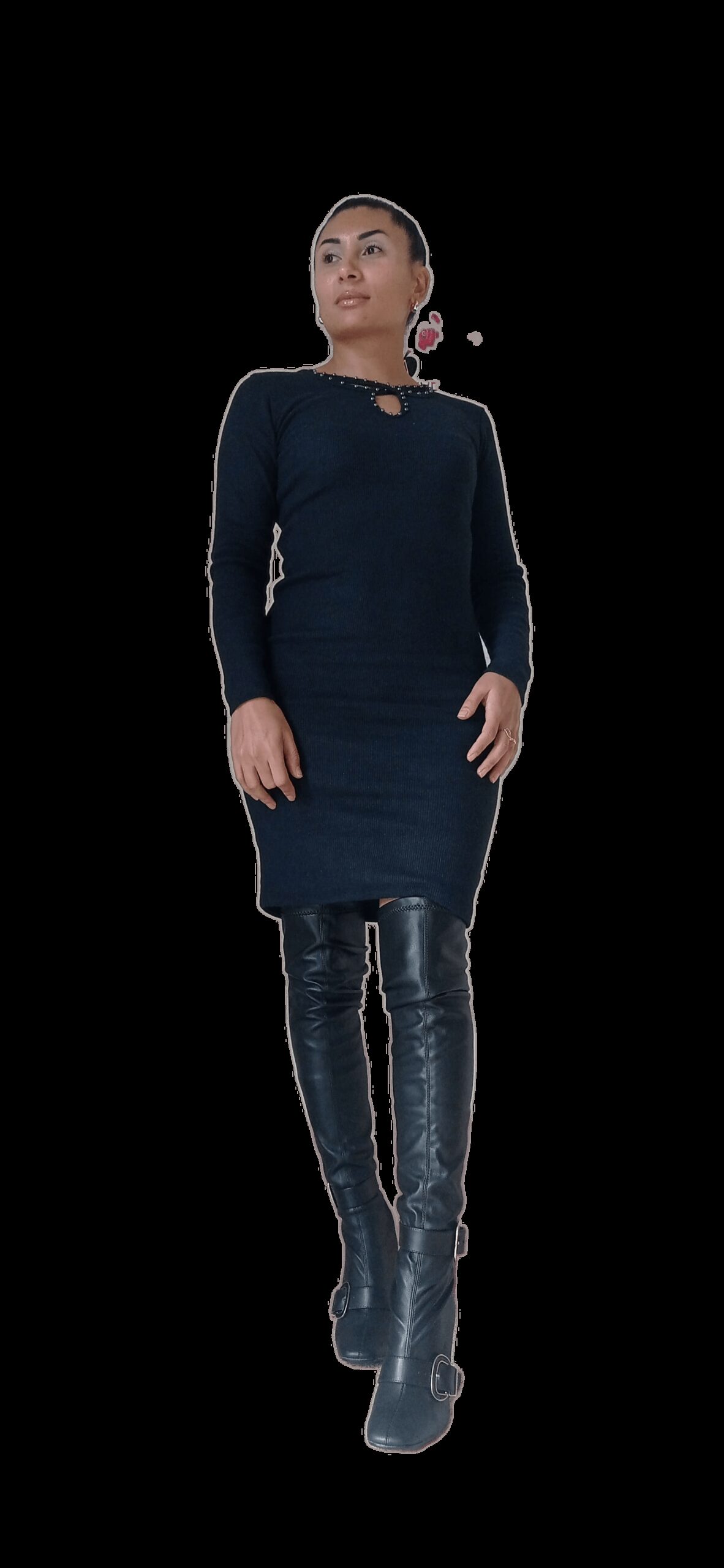 Abito Tubino in Maglia di Cotone con Motivo Decorativo - Eleganza e Comfort Unici" Abito Tubino in Maglia di Cotone con Motivo Decorativo - Eleganza e Comfort Unici"
