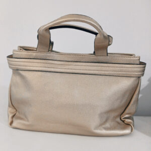 Borsa da giorno color oro Via Roma