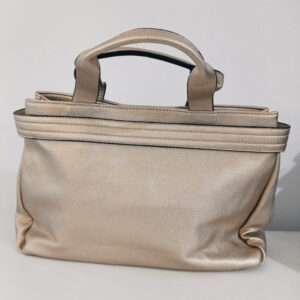 Borsa da giorno color oro Via Roma