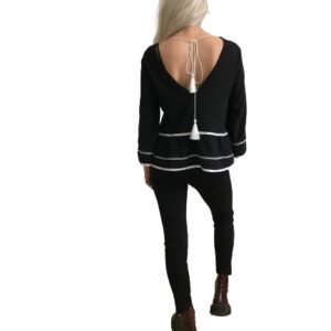 Casacca nero e bianco art. Pendenti