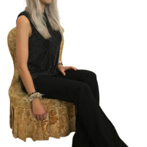 Maglia senza maniche lurex art. Evening