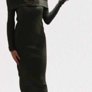 Abito lungo donna in maglia art. Roso