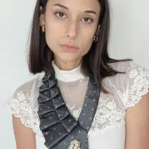 Collana Innovativa da Cravatta e Bottone Gioiello - Accessorio Unico per Look Caratteristici Art. Gio