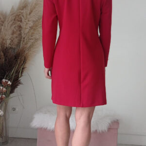 Abito Chemisier Rosso Passione: Un Tocco di Eleganza per Ogni Occasione