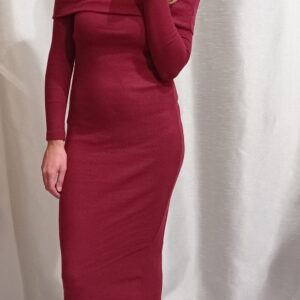 Abito lungo donna in maglia art. Roso