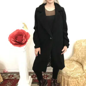 Cappotto in tessuto bouclè art. Maculato