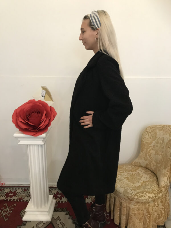 Cappotto in tessuto bouclè art. Maculato