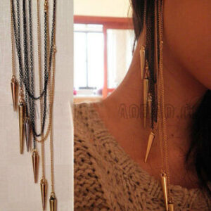 Orecchini clip lungo art. Gothic