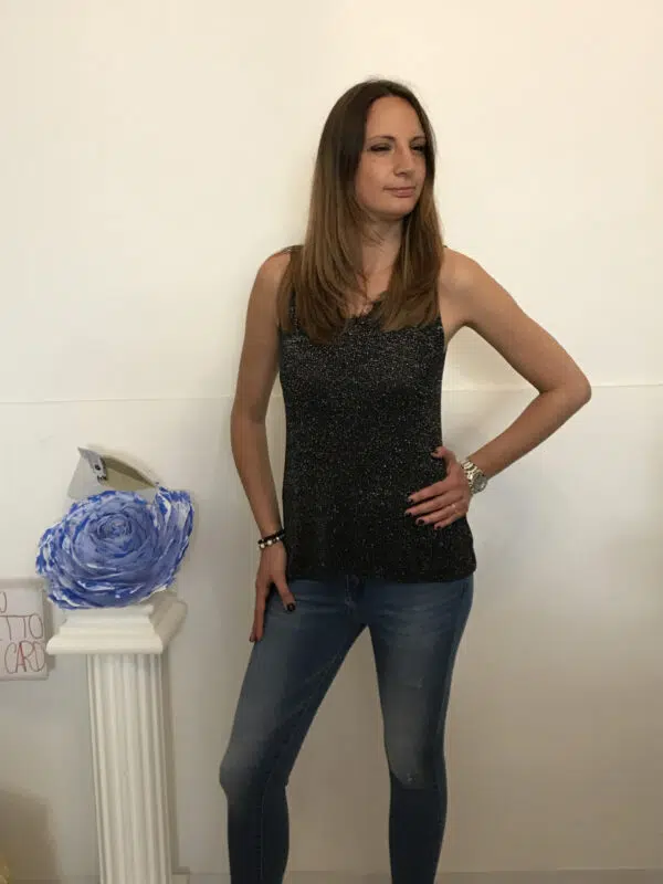 Top sotto-giacca luminoso art. Lingerie