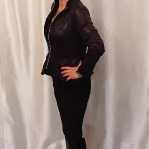Giacca in eco-pelle art. Gale