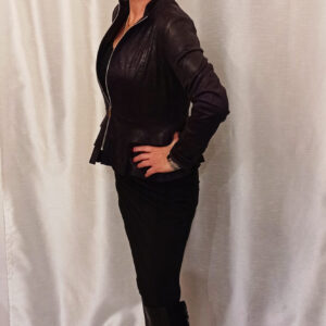 Giacca in eco-pelle art. Gale
