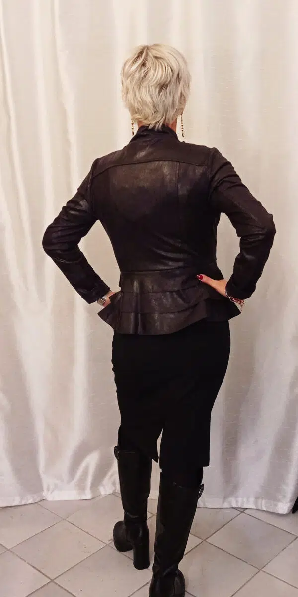 Giacca in eco-pelle art. Gale