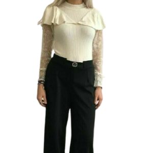 Maglia manica lunga pizzo art. Romance