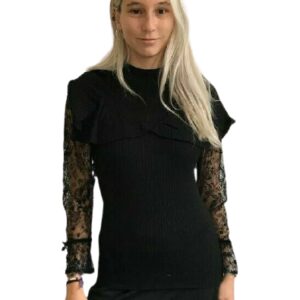 Maglia manica lunga pizzo art. Romance