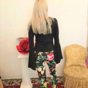 Maglia a costine con manica larga art. Bat