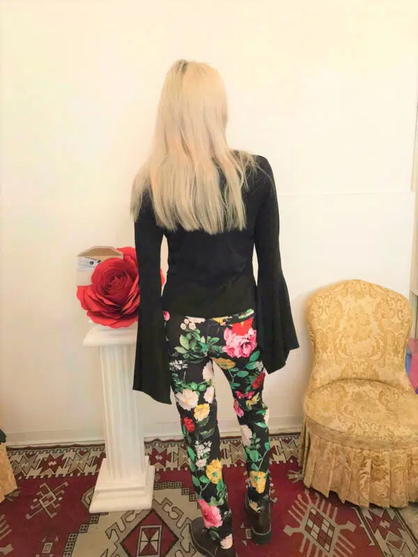 Maglia a costine con manica larga art. Bat