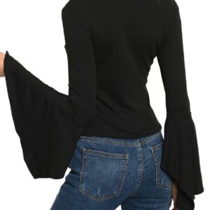 Maglia a costine con manica larga art. Bat