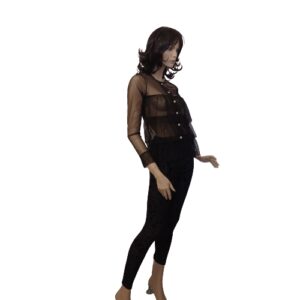 Camicia in tulle con galette art. Kiss