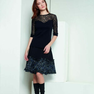 Gonna da donna svasata art. Tweed